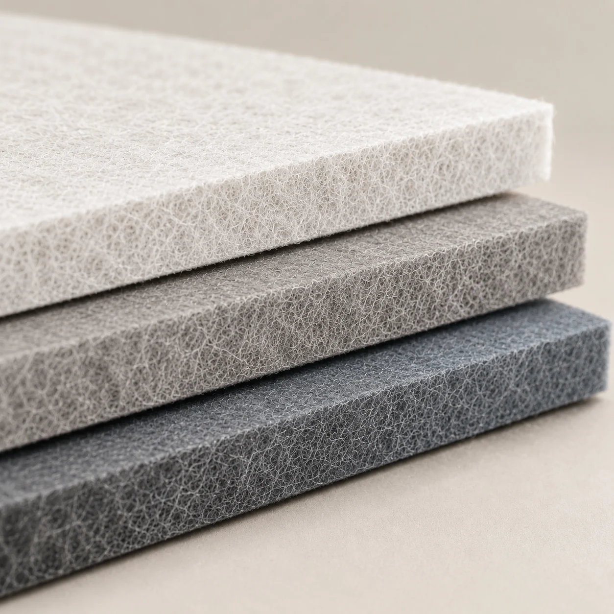 Texture du feutre acoustique PET HUSHEN